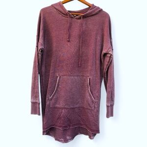 American Eagle Long Burnout Hoodie